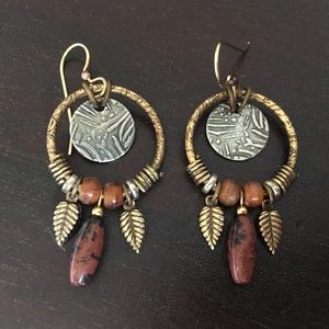 Silver Forest Mixed Metal earrings